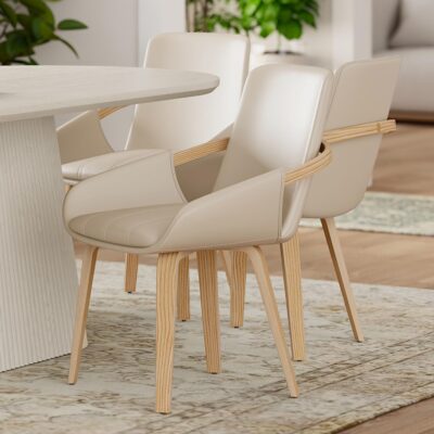 Caspian Dining Chair, set of 2 in Sand and Natural 9 Caspian Dining Chair, set of 2 in Sand and Natural 202-664SND 202 664SND 1