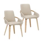 Caspian Dining Chair, set of 2 in Sand and Natural 202-664SND 202 664SND 6