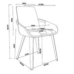 Caspian Dining Chair, set of 2 in Sand and Natural 202-664SND 202 664SND LD