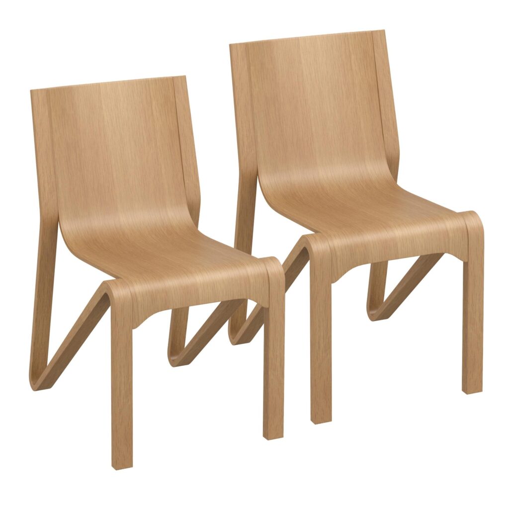 Soren Dining Chair, Set of 2 in Natural - Image 7