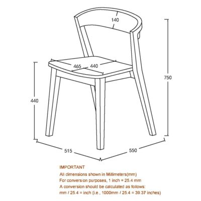 Nicco Dining/Lounge Chair, Set of 2 in Mocha 202-908MOC 202 908MOC LD