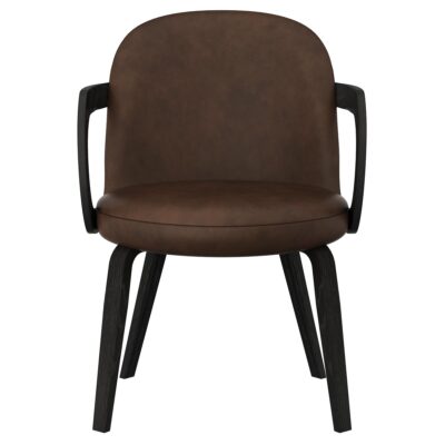 Celest Dining/Lounge Chair, Set of 2 in Brown and Dark Walnut 12 Celest Dining/Lounge Chair, Set of 2 in Brown and Dark Walnut 202-911BRN 202 911BRN 4