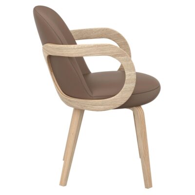 Celest Dining/Lounge Chair, Set of 2 in Dark Taupe and Natural 11 Celest Dining/Lounge Chair, Set of 2 in Dark Taupe and Natural 202-911DTP 202 911DTP 3