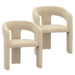 Amara Dining Chair, Set of 2 in Beige 202-933BG 202 933BG 6