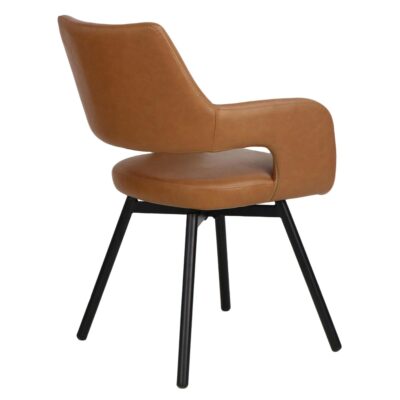 Ryder Swivel Dining and Accent Chair, Set of 2 in Camel and Black 10 Ryder Swivel Dining and Accent Chair, Set of 2 in Camel and Black 202-959CAM 202 959CAM 2