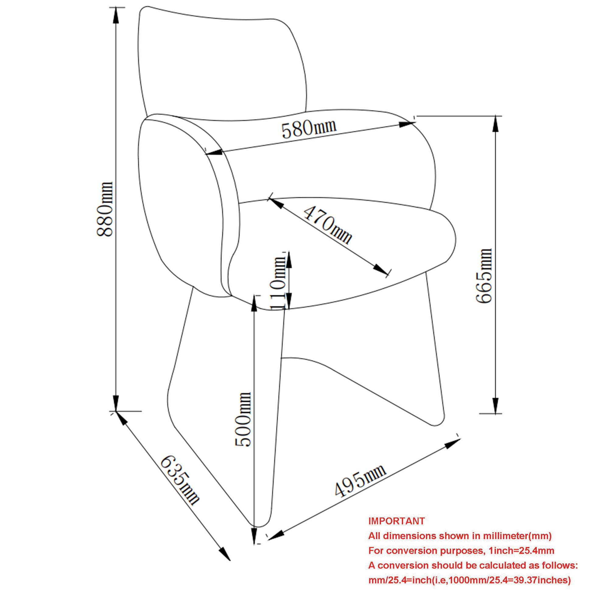 Titani Dining/Lounge Chair in Beige 8 Titani Dining/Lounge Chair in Beige - Image 8