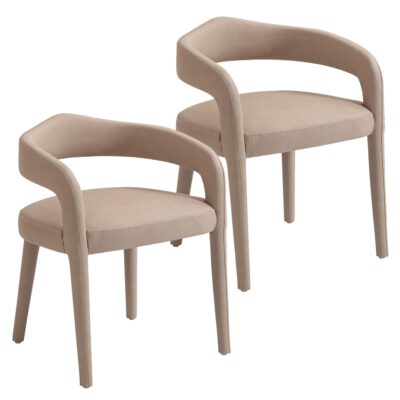 Caden Dining/Lounge Chair, Set of 2 in Beige 202-993BEG 202 993BEG 6