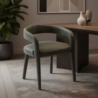 Caden Dining/Lounge Chair, Set of 2 in Moss 202-993MOS 202 993MOS 1