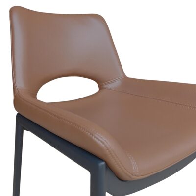 Icona 30" Bar Stool in Saddle Seat and Black Base 14 Icona 30" Bar Stool in Saddle Seat and Black Base 203-067SD_BK 203 067SD BK 6