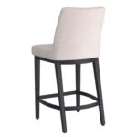 Jace 26" Counter Stool, Set of 2, in Beige Fabric and Black 203-082BEG_BK 203 082BEG BK 2