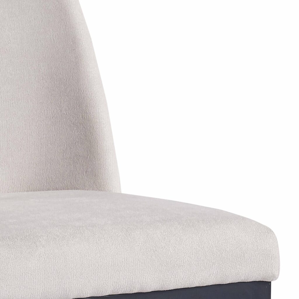 Jace 26" Counter Stool, Set of 2, in Beige Fabric and Black - Image 6