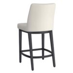 Jace 26" Counter Stool, Set of 2, in Beige Faux Leather and Black 203-082PUBG_BK 203 082PUBG BK 2