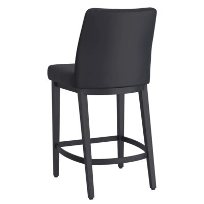 Jace 26" Counter Stool, Set of 2, in Black Faux Leather and Black 10 Jace 26" Counter Stool, Set of 2, in Black Faux Leather and Black 203-082PUBLK_BK 203 082PUBLK BK 2
