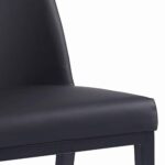 Jace 26" Counter Stool, Set of 2, in Black Faux Leather and Black 203-082PUBLK_BK 203 082PUBLK BK 5