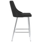 Devo 26" Counter Stool, Set of 2, in Black 203-087BK 203 087BK 4