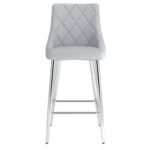 Devo 26" Counter Stool, Set of 2, in Light Grey 203-087LG 203 087LG 3