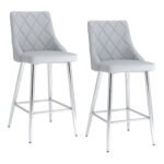 Devo 26" Counter Stool, Set of 2, in Light Grey 203-087LG 203 087LG 6