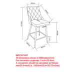 Devo 26" Counter Stool, Set of 2, in White 203-087WT 203 087WT LD