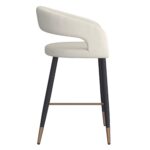 Crimson 26" Counter Stool, set of 2, in Beige and Black 203-096BEG 203 096BEG 3