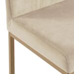 Diego 26" Counter Stool, set of 2, in Beige and Aged Gold 203-101BEG_GL 203 101BEG GL 3
