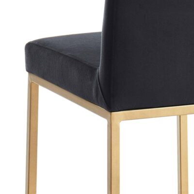 Diego 26" Counter Stool, Set of 2 in Black and Aged Gold Leg 13 Diego 26" Counter Stool, Set of 2 in Black and Aged Gold Leg 203-101BLK_GL 203 101BLK GL 5