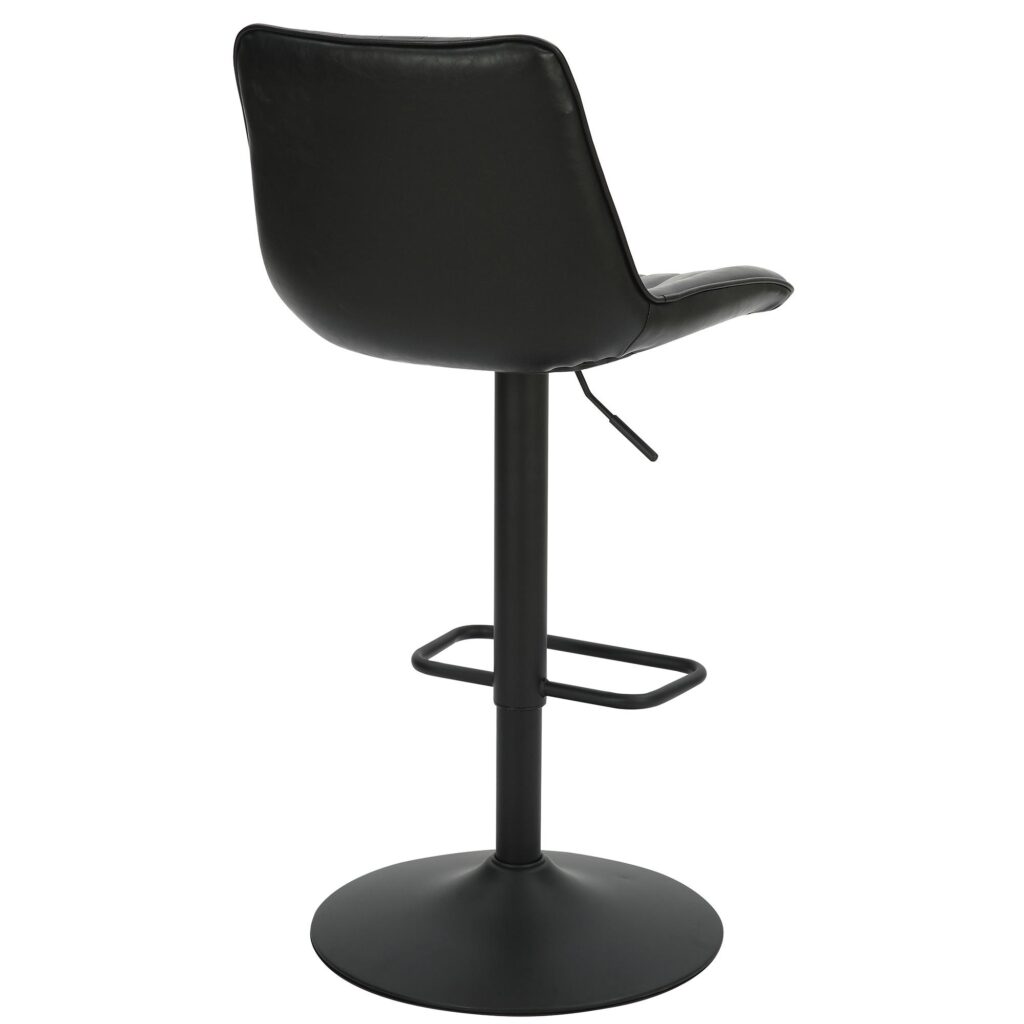 Kosi Adjustable Air-Lift Stool, Set of 2 in Black - Image 3