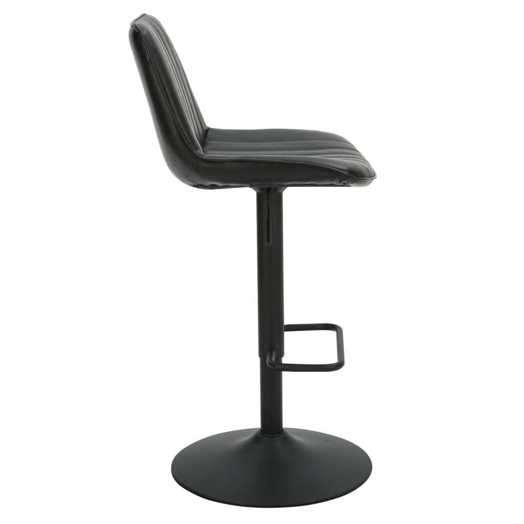 Kosi Adjustable Air-Lift Stool, Set of 2 in Black - Image 4