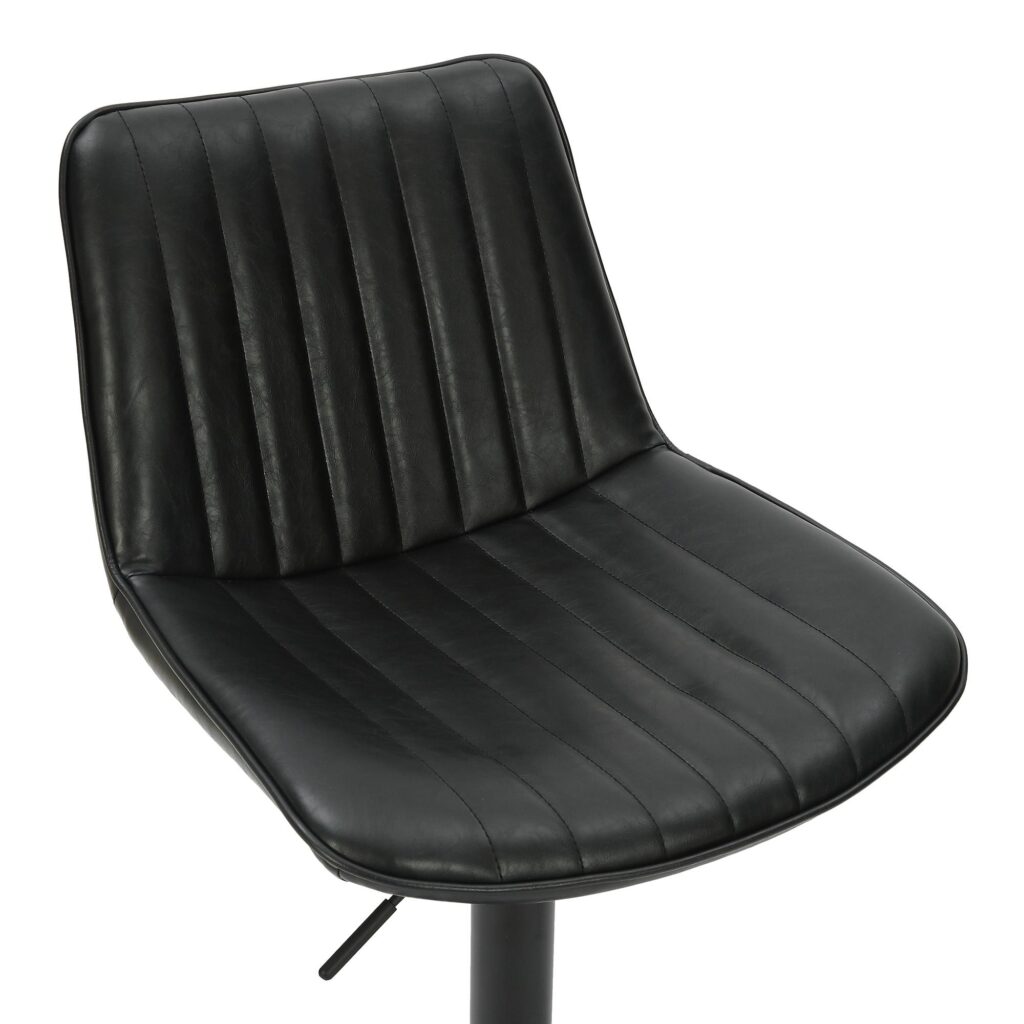 Kosi Adjustable Air-Lift Stool, Set of 2 in Black - Image 6