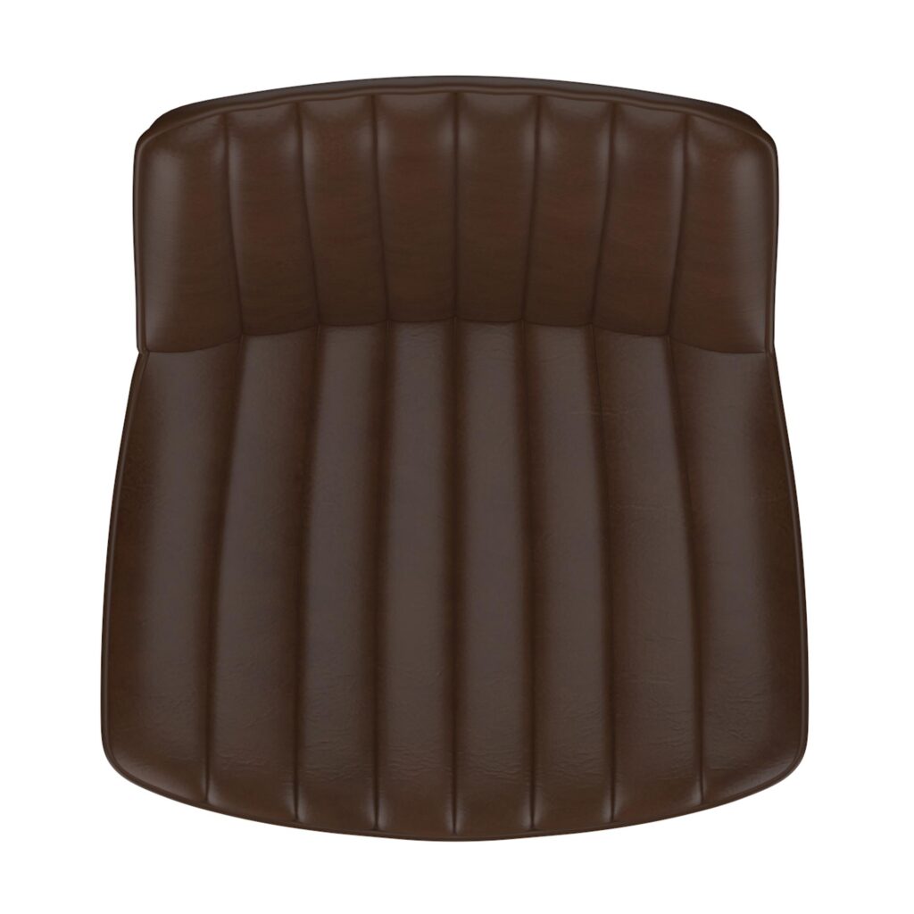 Kosi Adjustable Air-Lift Stool, set of 2, in Brown and Black - Image 6