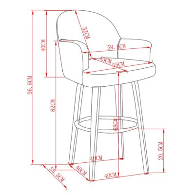 Torra 26" Counter Stool with Swivel, Set of 2 in Oat and Washed Oak 15 Torra 26" Counter Stool with Swivel, Set of 2 in Oat and Washed Oak 203-217OAT 203 217OAT LD