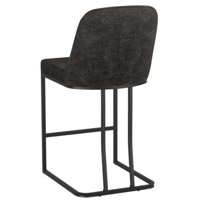 Dario 26" Counter Stool, Set of 2 in Charcoal 203-271CH 203 271CH 2