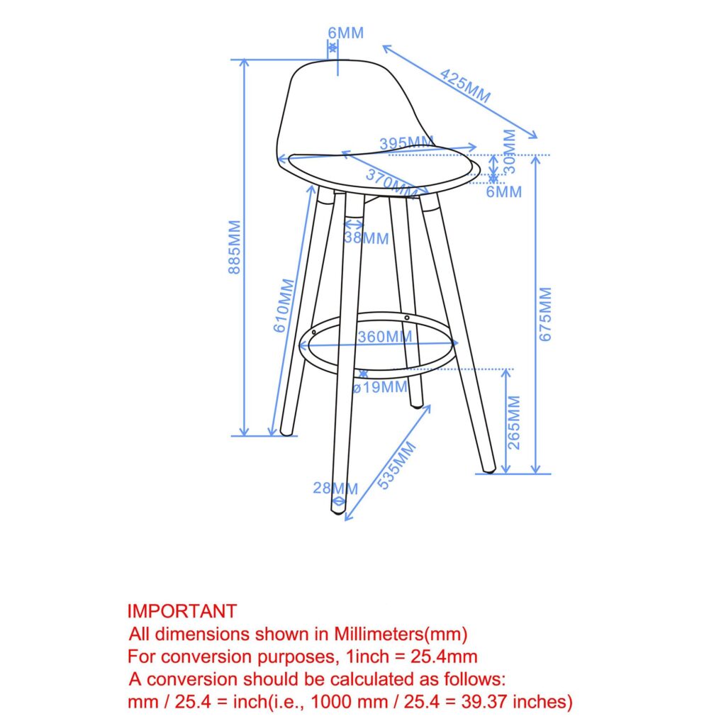 Diablo 26" Counter Stool, Set of 2 in Black and Natural - Image 8
