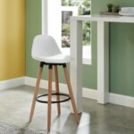 Diablo 26" Counter Stool, Set of 2 in White and Natural 203-352WT 203 352WT 1