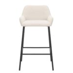 Baily 26" Counter Stool, Set of 2, in Beige and Black 203-541BEG 203 541BEG 4