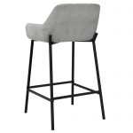 Baily 26" Counter Stool, Set of 2 in Grey and Black 203-541GRY 203 541GRY 1