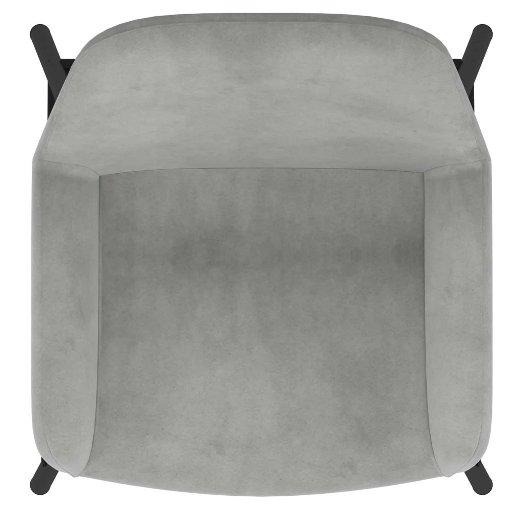 Baily 26" Counter Stool, Set of 2 in Grey and Black 203-541GRY 203 541GRY 5