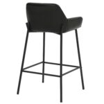 Baily 26" Counter Stool, PU, Set of 2 in Black 203-541PUBK 203 541PUBK 2