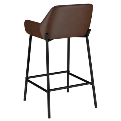 Baily 26" Counter Stool, set of 2, in Brown and Black 203-541PUBN 203 541PUBN 2