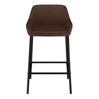 Baily 26" Counter Stool, set of 2, in Brown and Black 203-541PUBN 203 541PUBN 4