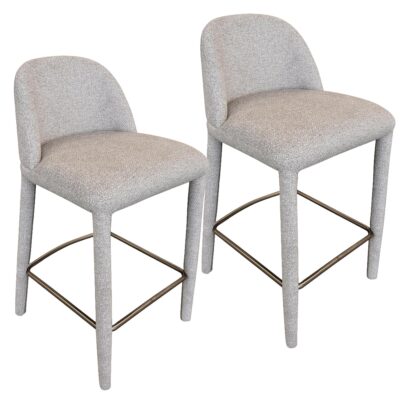 Kiara 26" Counter Stool, Set of 2 in Beige 203-553BEG 203 553BEG 6