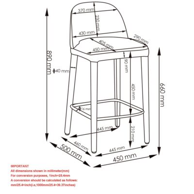 Kiara 26" Counter Stool, Set of 2 in Beige 203-553BEG 203 553BEG LD