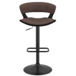 Rover Adjustable Air Lift Stool in Brown and Black 203-554BN 203 554BN 4