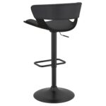 Rover Adjustable Air Lift Stool in Charcoal and Black 203-554CH 203 554CH 2