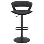 Rover Adjustable Air Lift Stool in Charcoal and Black 203-554CH 203 554CH 4
