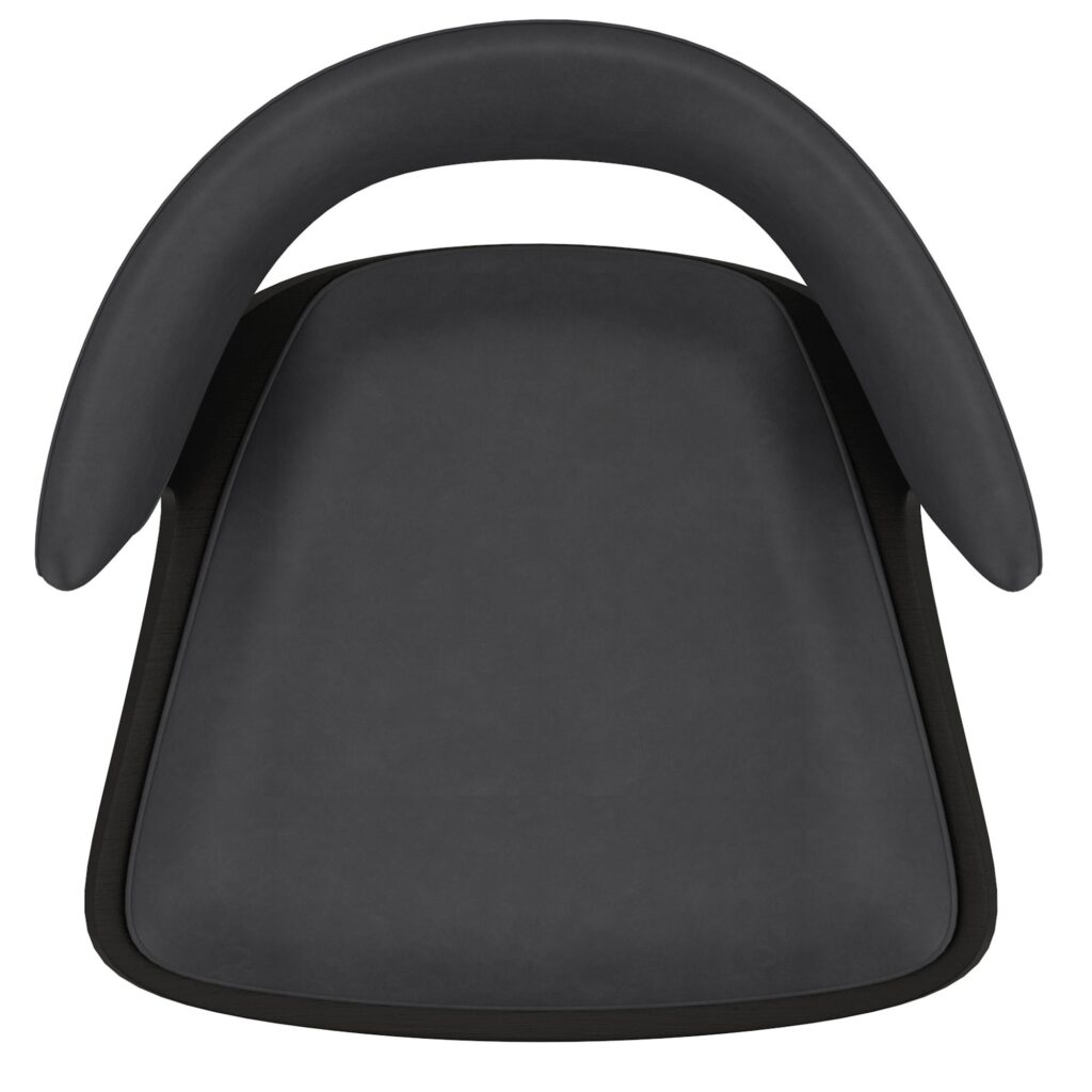 Rover Adjustable Air Lift Stool in Charcoal and Black - Image 6