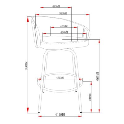 Lavo 26" Counter Stool, Set of 2 in Grey and Black and Gold 15 Lavo 26" Counter Stool, Set of 2 in Grey and Black and Gold 203-560GY 203 560GY LD