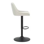 Kron Adjustable Height Air-Lift Swivel Stool, Set of 2, in Beige Fabric 203-574BG 203 574BG 3