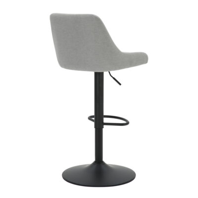 Kron Adjustable Height Air-Lift Swivel Stool, Set of 2, in Grey Fabric 203-574GY 203 574GY 2