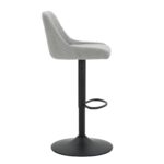Kron Adjustable Height Air-Lift Swivel Stool, Set of 2, in Grey Fabric 203-574GY 203 574GY 3
