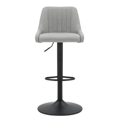 Kron Adjustable Height Air-Lift Swivel Stool, Set of 2, in Grey Fabric 203-574GY 203 574GY 4